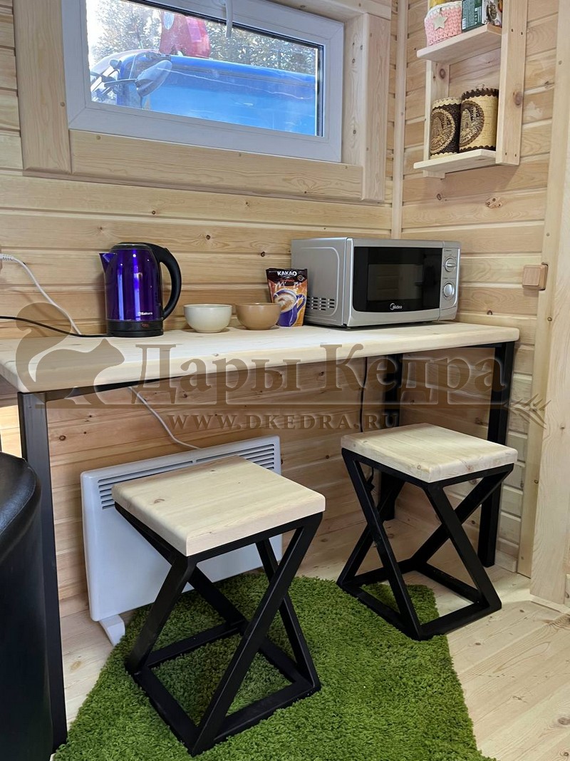 Утеплённый зимний кемпинг-дом «Панорама» с боковым входом