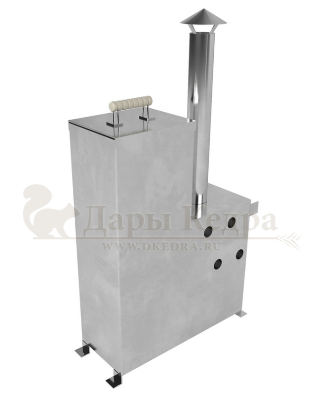 Печь погружная для купели фурако с дровяным отоплением (с циркуляционными отверстиями)